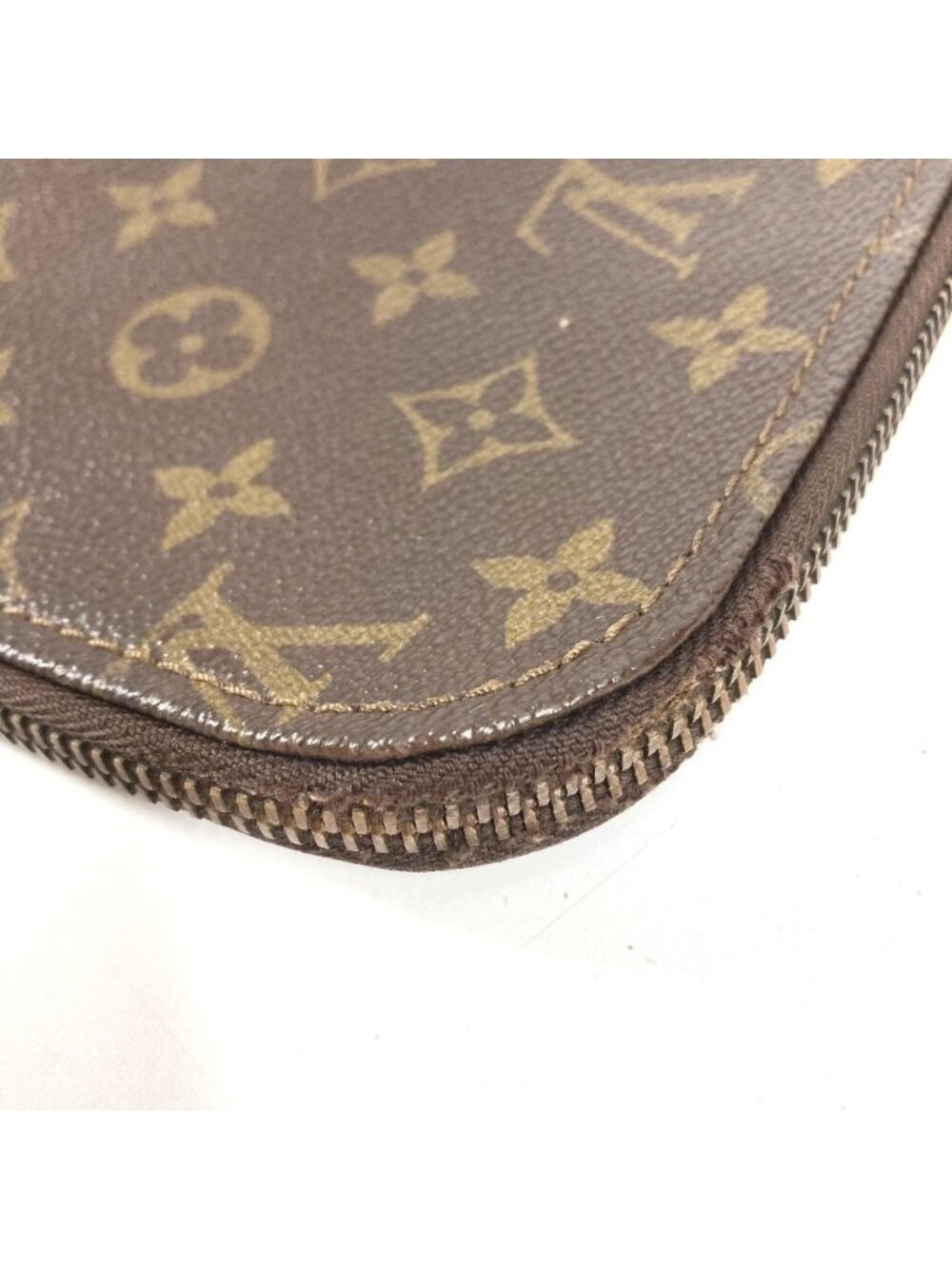 Louis Vuitton Clutch Posh Documan 30 Monogram Canvas Brown - Picture 6 of 9